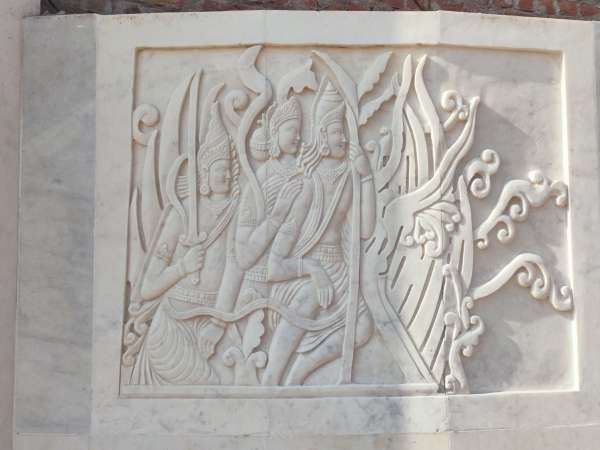 Newly constructed Constitution Park in Rajasthan University