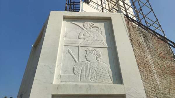 Newly constructed Constitution Park in Rajasthan University