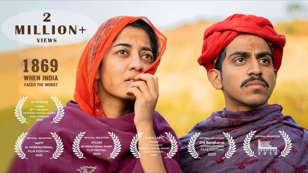 rajasthani short film 1869 based on the drought of rajputana rajasthan