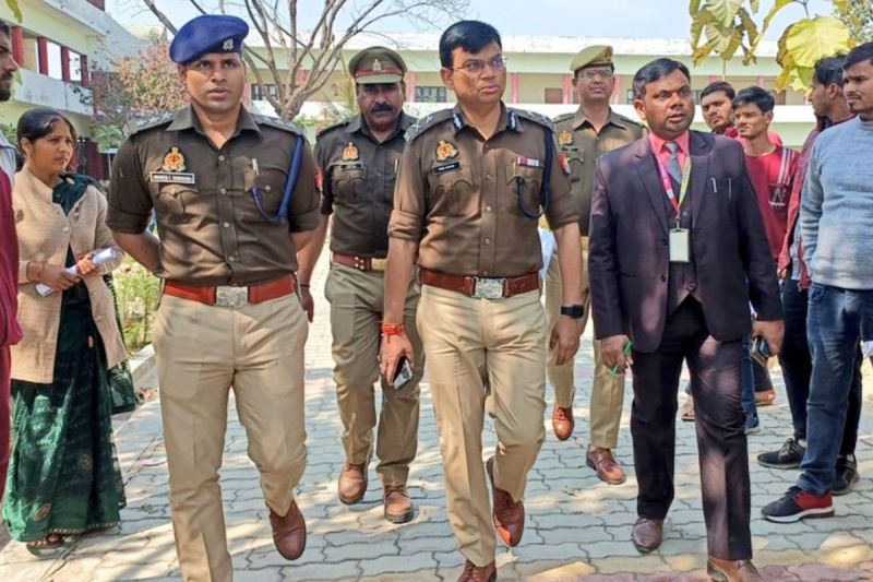 UP Police recruitment exam being held under tight security for second day