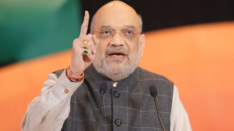 Home Minister Amit Shah said in BJP national convention Modiji is removing darkness by burning like lamp