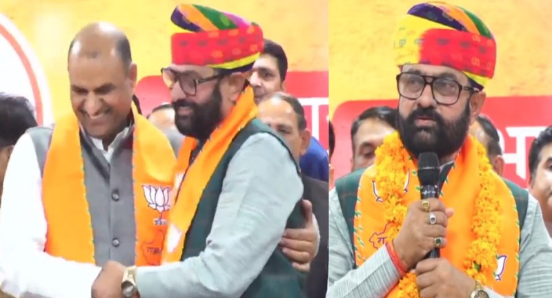 congress leader mahendrajeet singh malviya joins bjp in jaipur