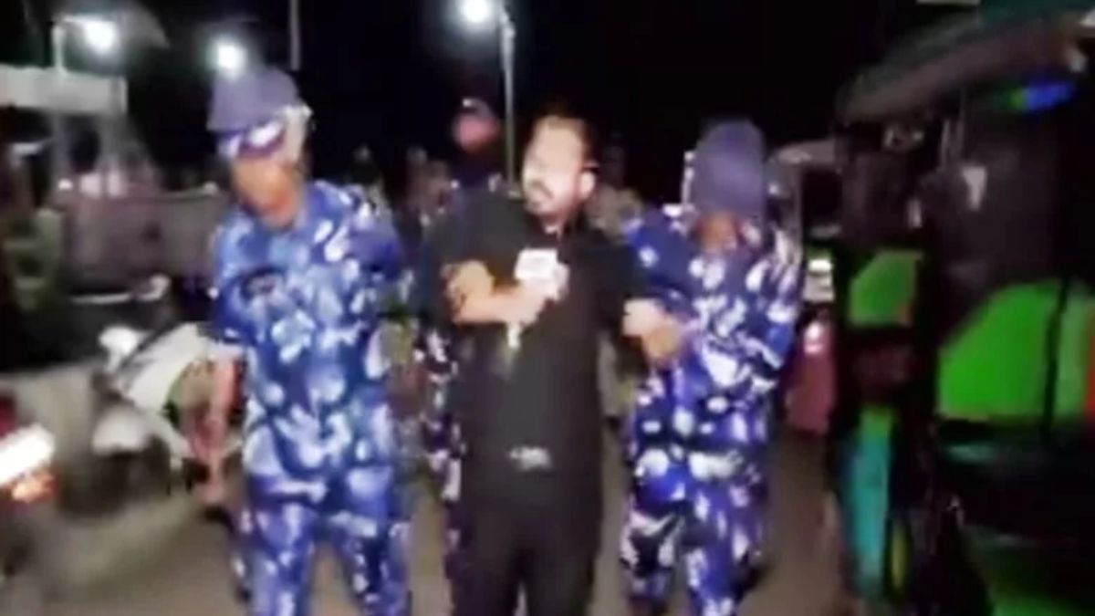 Journalist arrested from Sandeshkhali for reporting in ground