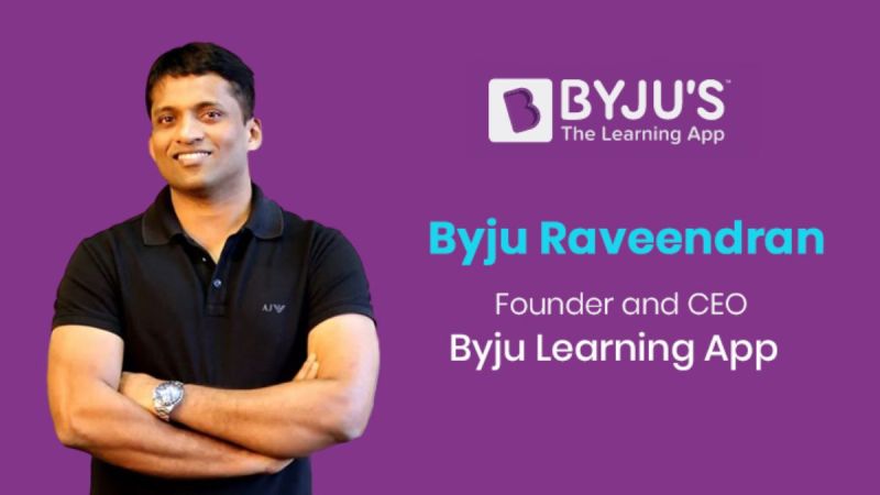 Indian entrepreneur and investo Byju Raveendran