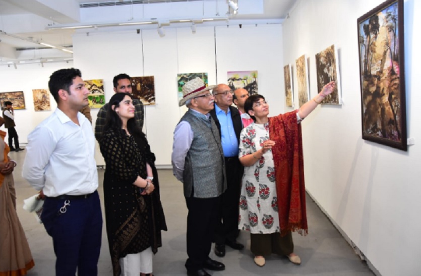 नेचर्स कोर्ड एग्जीबिशन में दिखे कैनवास पर नए आयाम