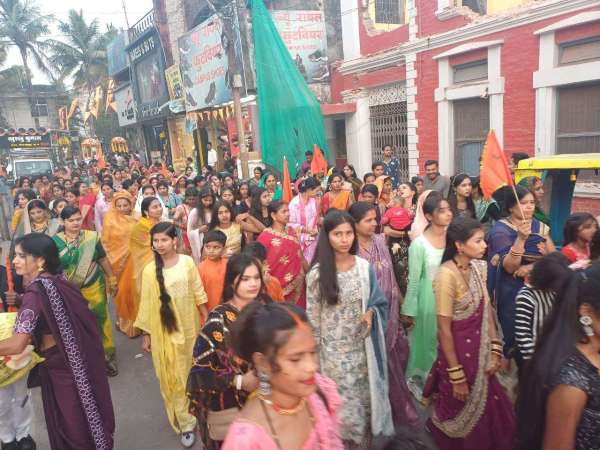 A grand procession was taken out on the 647th birth anniversary of Saint Shiromani Guru Ravidas Ji