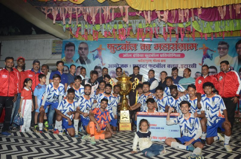 Bharti Club Jabalpur won the title match by defeating Tamil Nadu Police
