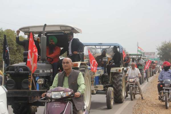 farmer tractor rally
