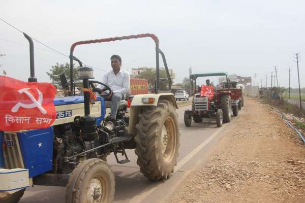 farmer tractor rally