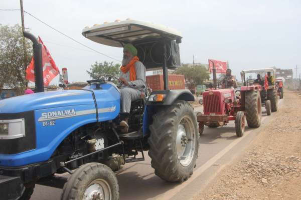 farmer tractor rally
