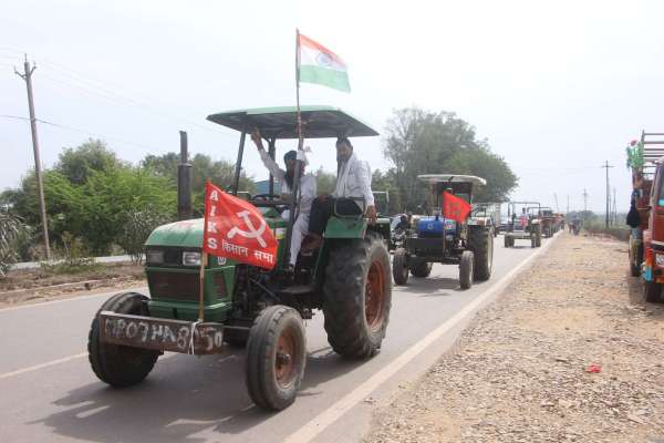 farmer tractor rally