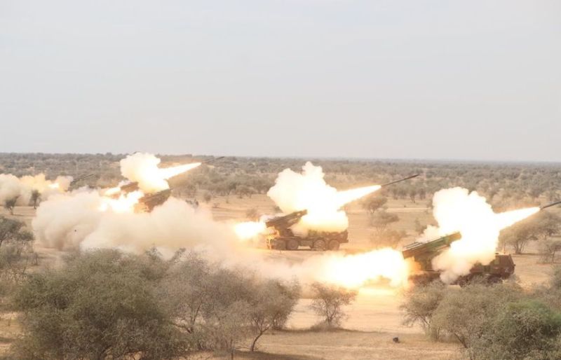 राजस्थान की इस फायरिंग रेंज में सेना की थिएटर आर्टिलरी ने दिखाया जज्बा