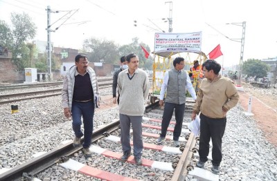 मुरैना- हेतमपुर के बीच 120 किमी प्रति घंटे की रफ्तार से दौड़ी सीआरएस स्पेशल