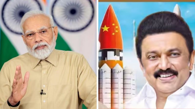 Tamil Nadu Minister Anita R Radhakrishnan S statement on placing Chinese flag on Indian rocket