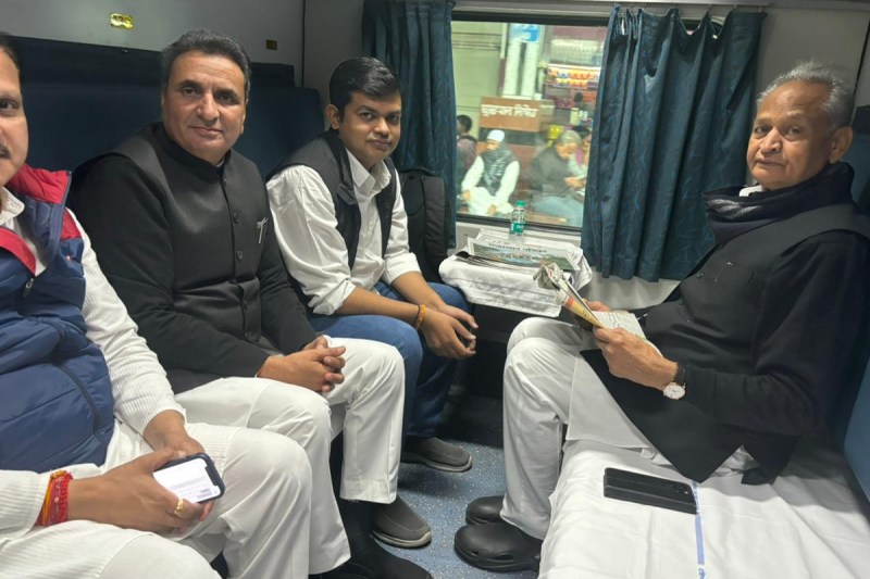 ashok gehlot jaipur dholpur train visit for rahul gandhi bharat jodo nyay yatra