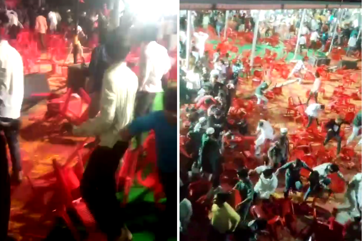 huge rukus in mushaira khargone