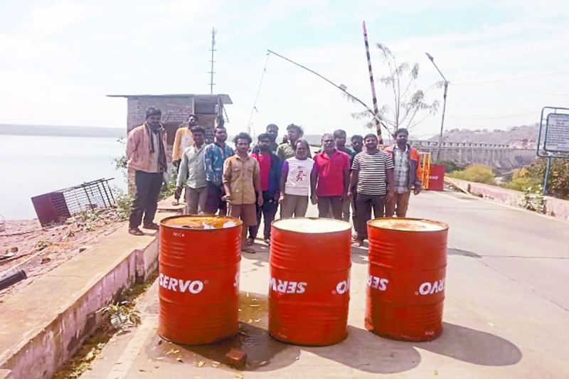 राणा प्रताप सागर बांध में युवक के डूबने की अफवाह पर प्रशासन की परेड