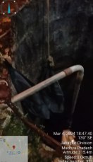 Jackal fell into 75 feet deep well, rescued with mobile light