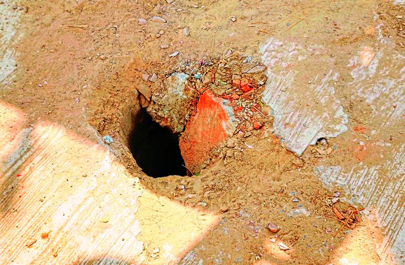 खुले बोरवेल के गड्ढ़े दे रहे हादसे को न्यौता