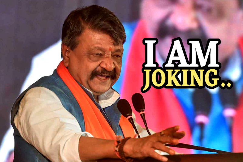 kailash vijayvargiya turnback his statement