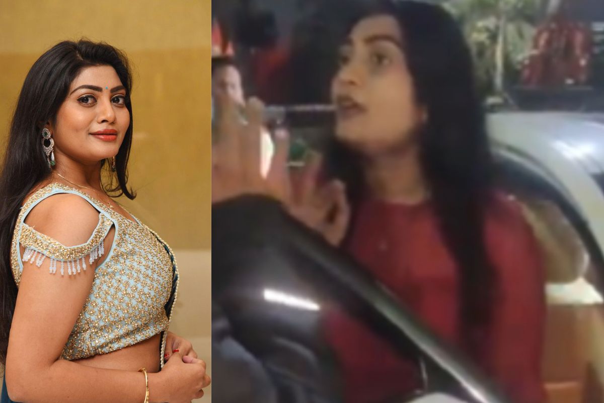 Saumya Jaanu misbehaved with the traffic police