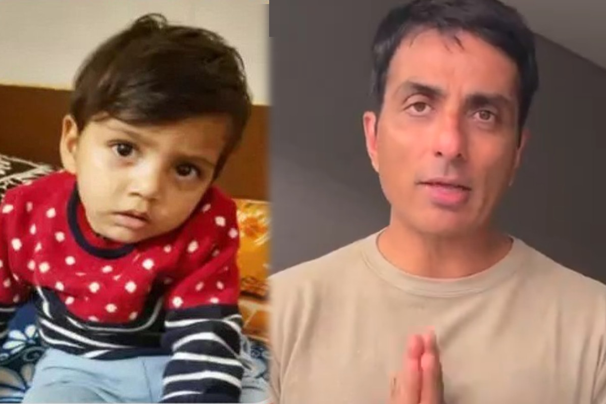 Actor Sonu Sood emotional appeal to save the life of this child hridyansh from Rajasthan