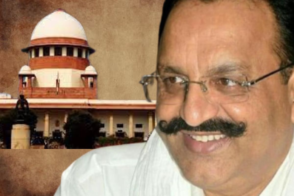 Mukhtar Ansari is a dreaded criminal instilled fear in the hearts of people Supreme Court