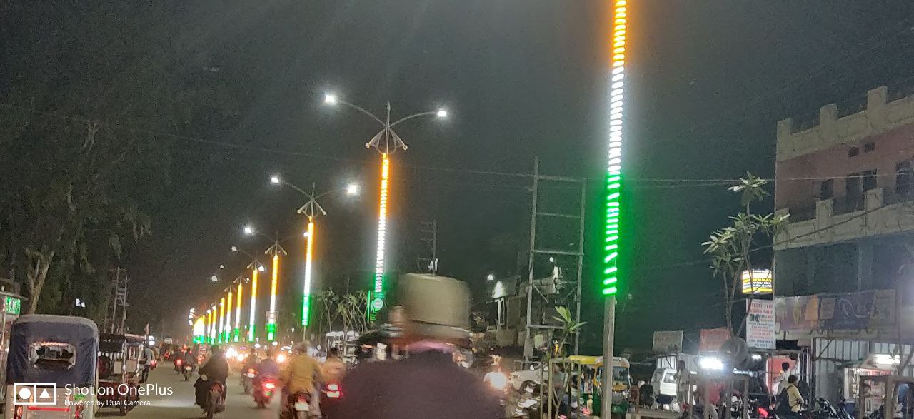 करोद मार्ग तो योजना से पहले ही तीन रंगों में होता है रोशन