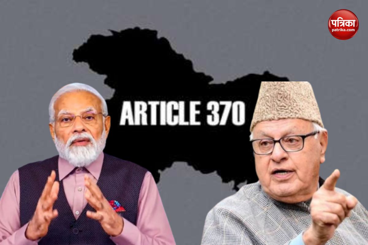 Farooq Abdullah expressed objection to PM Modi's 'New Kashmir' comment,