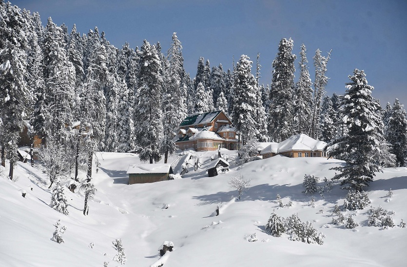 mausam update : कश्मीर घाटी में रात का तापमान शून्य से नीचे दर्ज