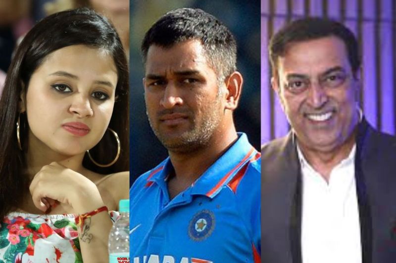 ms dhoni wife sakshi dhoni photo with vindu dara singh