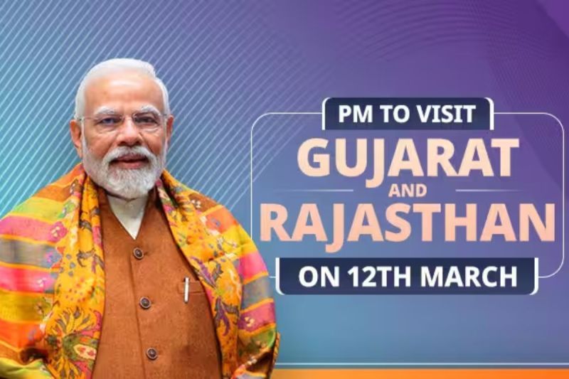 PM to visit Gujarat and Rajasthan on 12th March