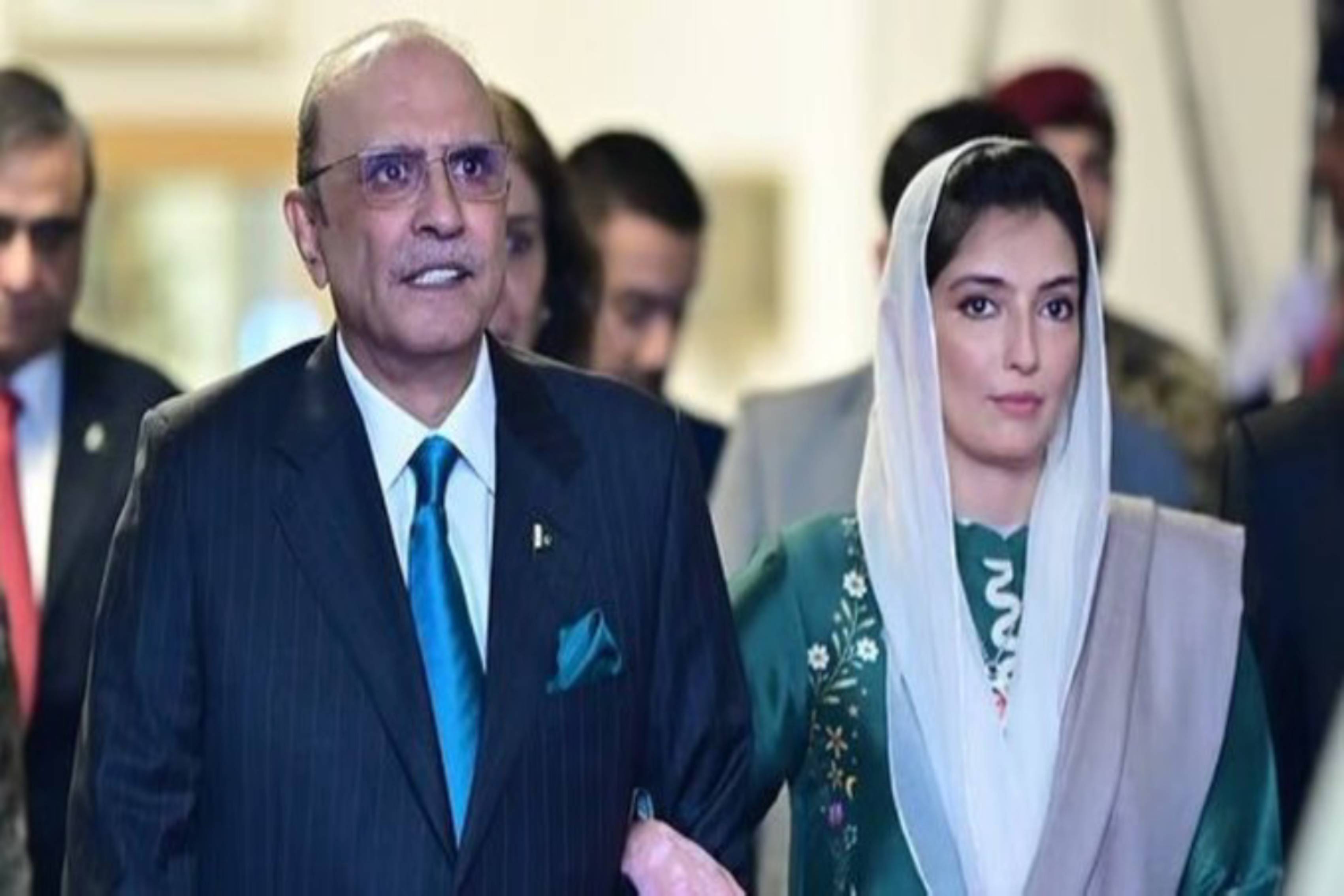 Asif Ali Zardari With Daughter Asifa Bhutto