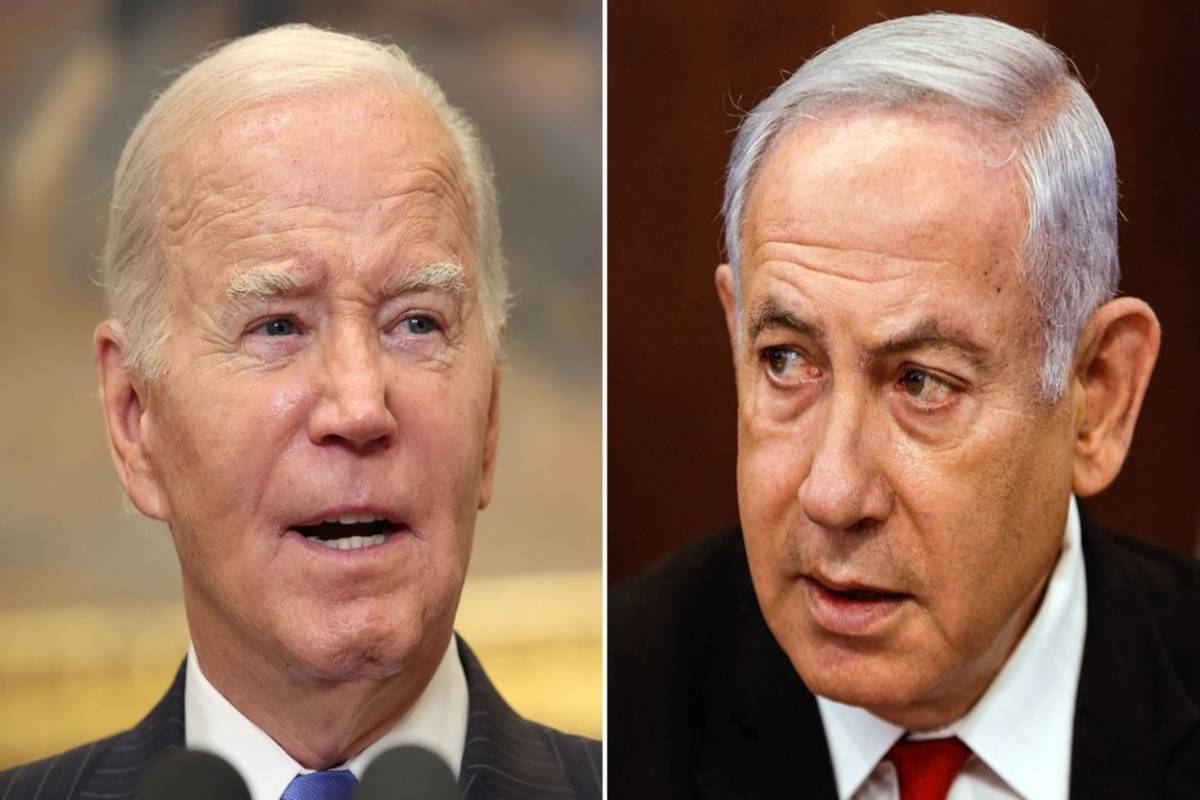 Joe Biden And Benjamin Netanyahu