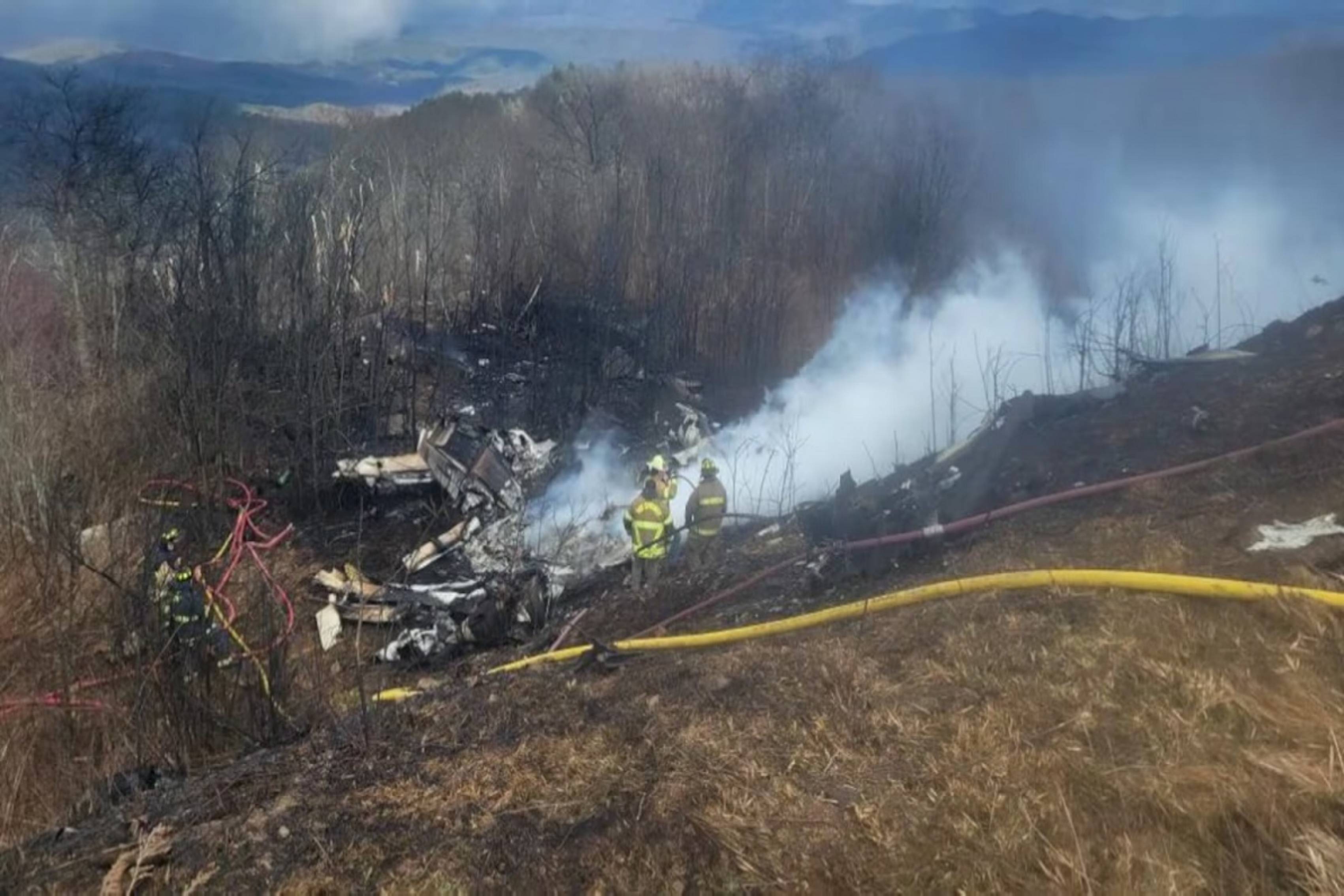 Private jet crashes in Virginia