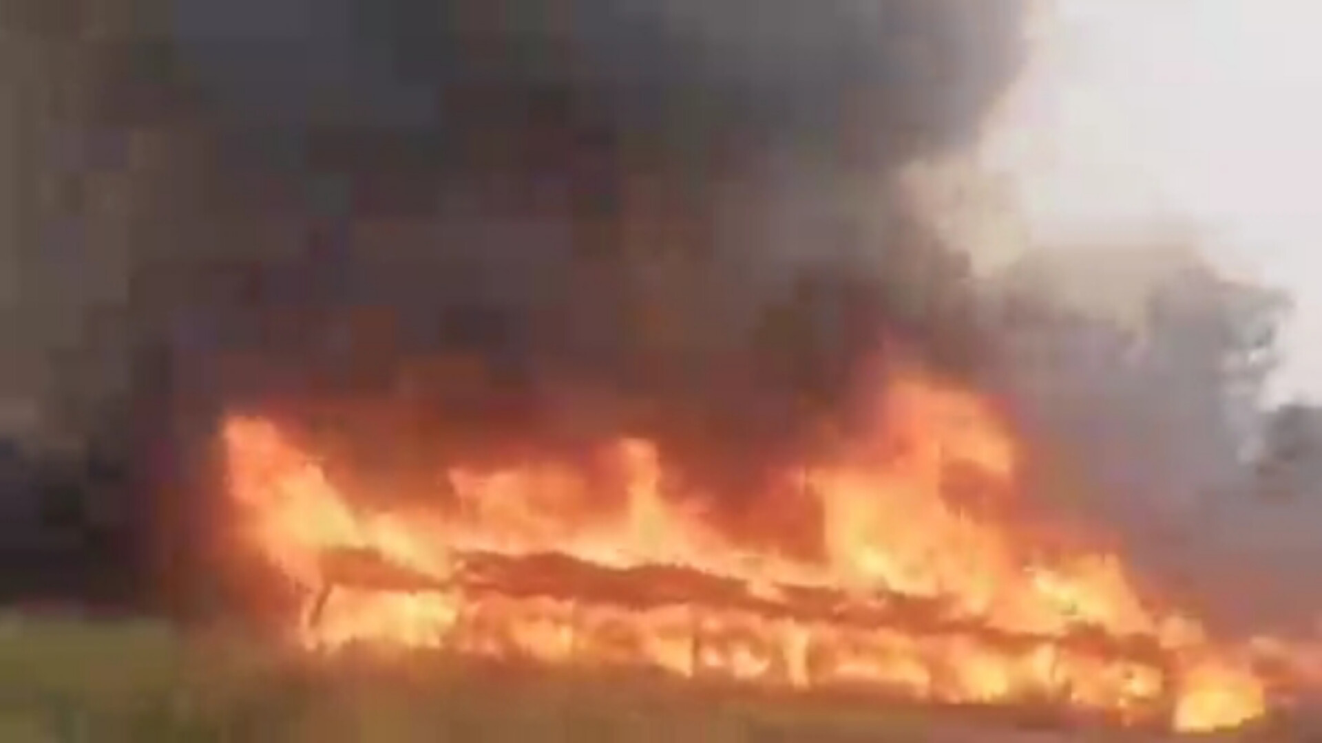 वीडियो: मशरूम के फॉर्म में लगी आग, फॉर्म जलकर हुए राख