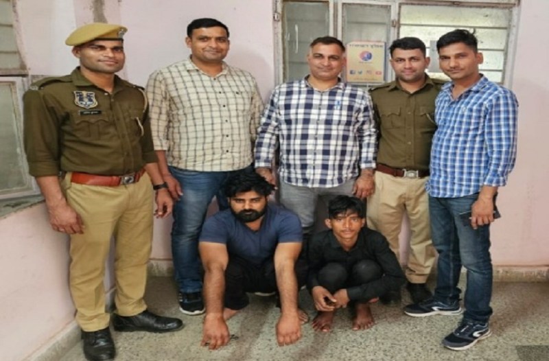 चोरी करने और चोरी का माल खरीदने वाला गिरफ्तार