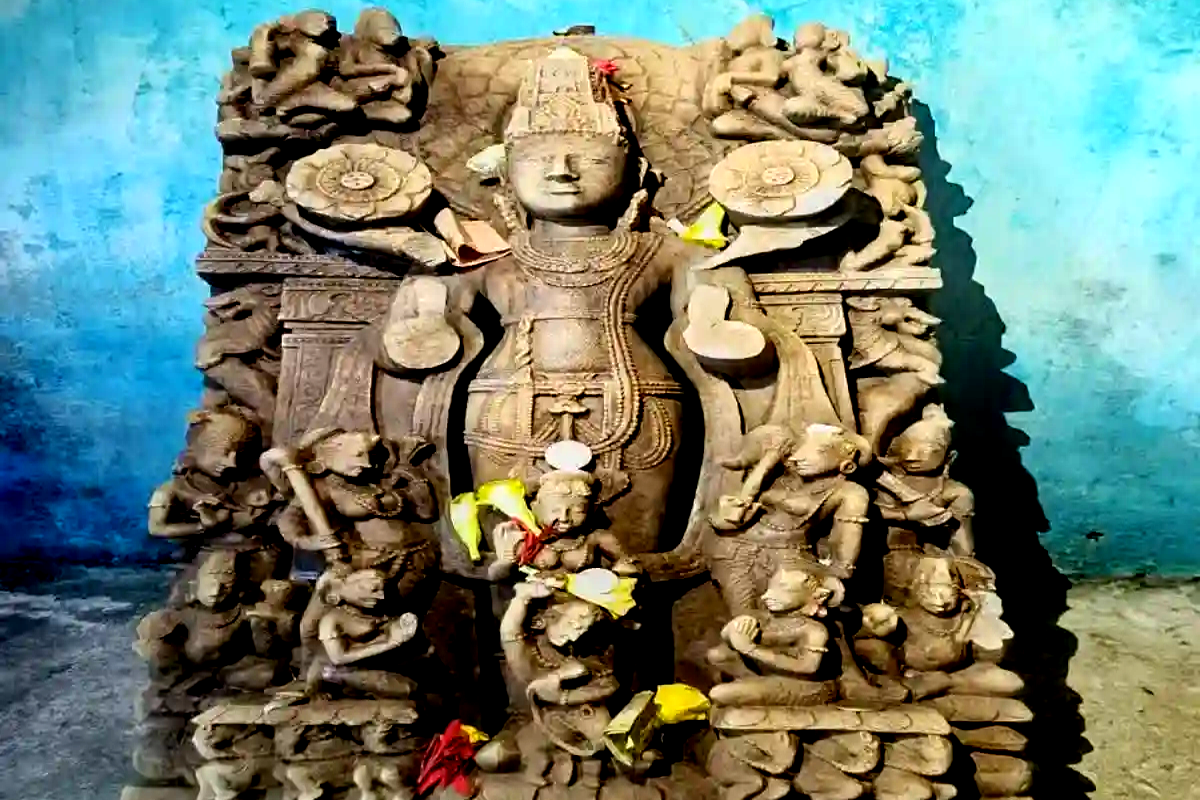 lord vishnu idol found