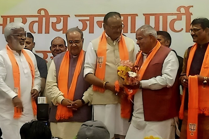 Former MLC Shyam Sundar Singh Paricha joining BJP along with Deputy CM