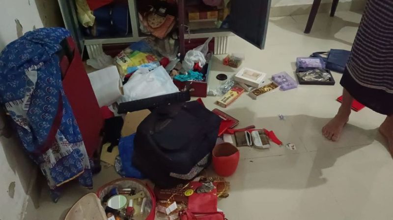 ट्रांसपोर्टर के सूने मकान से नगदी और जेवरात चोरी