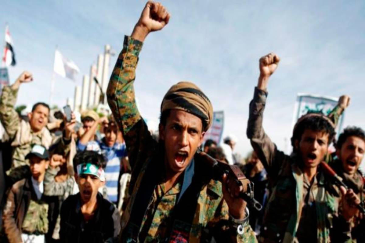 Houthi rebels in Support Of Palestine