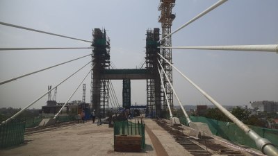 स्पेशल केबल पर टिकेगा ब्रिज का 70 टन भार, 100 साल सहेगा यातायात का भार