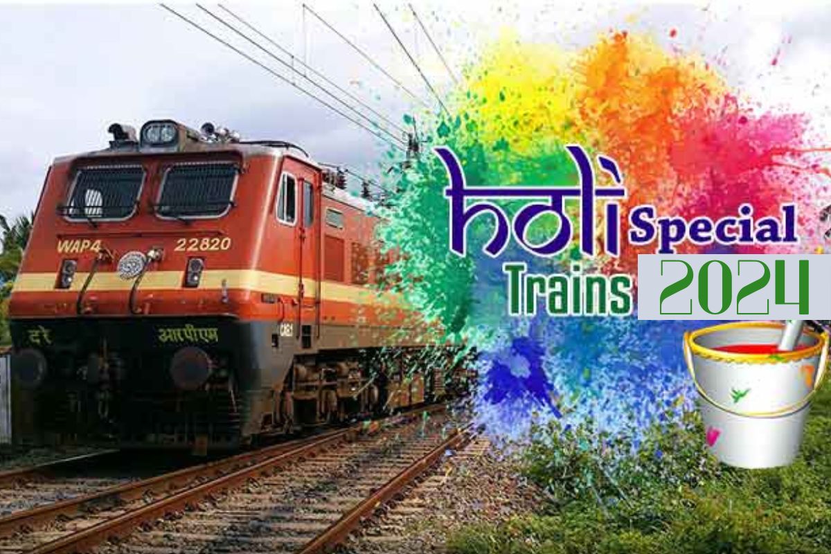Holi Special Train 2024 see all detail date and timing