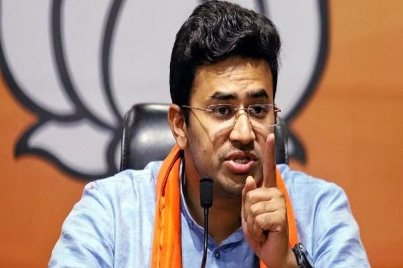 BJP MP Tejashwi Surya detained by Karnataka Police in Bengaluru