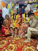 संगीतमय भागवत कथा में हुआ रुकमणि विवाह