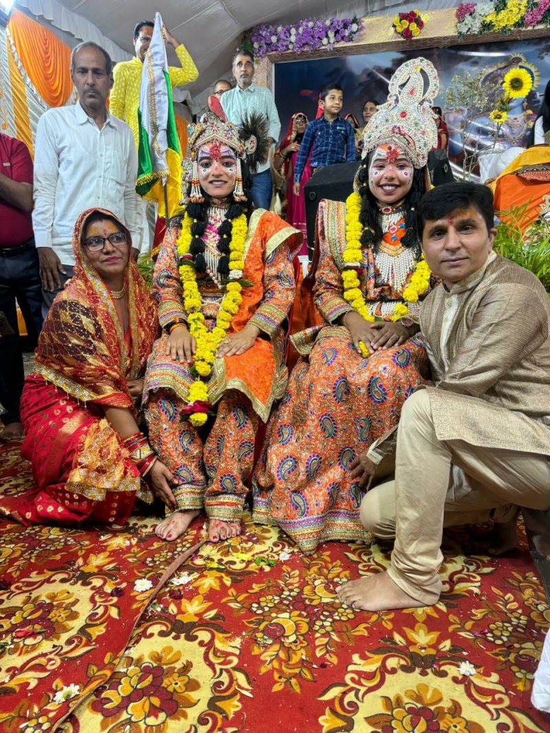 संगीतमय भागवत कथा में हुआ रुकमणि विवाह