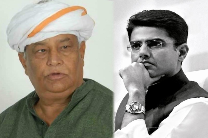 Kirori Lal Meena Sachin Pilot