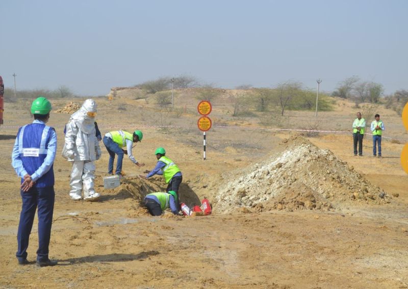 रामगढ़ के पास गैस लाइन के लीकेज होने से हडक़म्प !