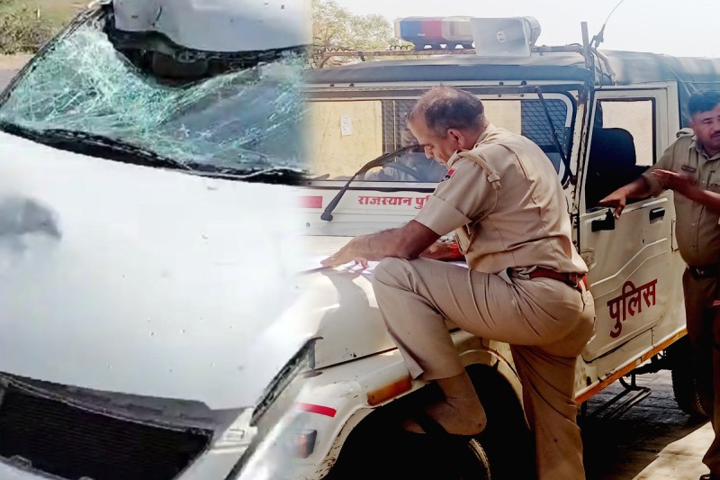 two died in car and bike accident in aburoad