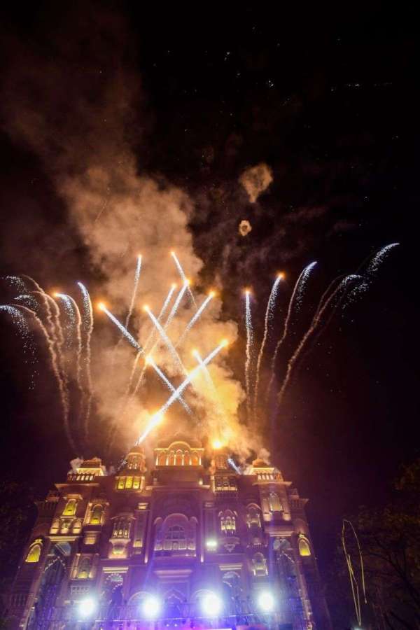 gulal aatishbazi at patrika gate